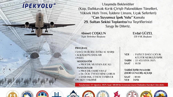 29. Sultan Sekisi toplantısı İspir'de yapılacak
