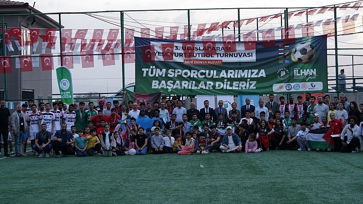 Malatya'da mini dünya kupası sona erdi: 'Şampiyon Suriye'