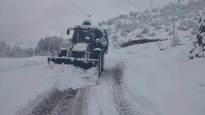 34 köy yolu ulaşıma kapandı