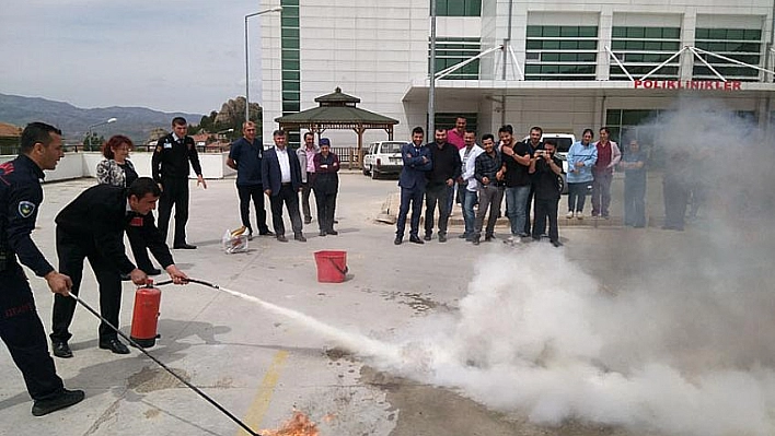 Yangın ve deprem eğitimi 