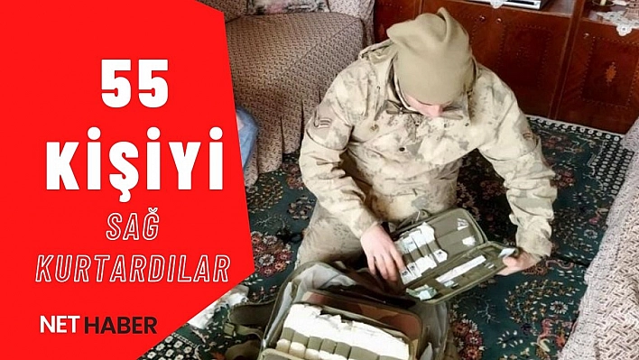 55 kişiyi enkazdan sağ kurtardılar