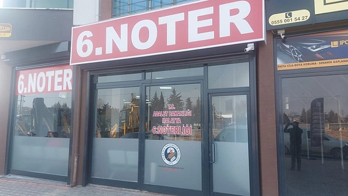 6'ıncı noter hizmette