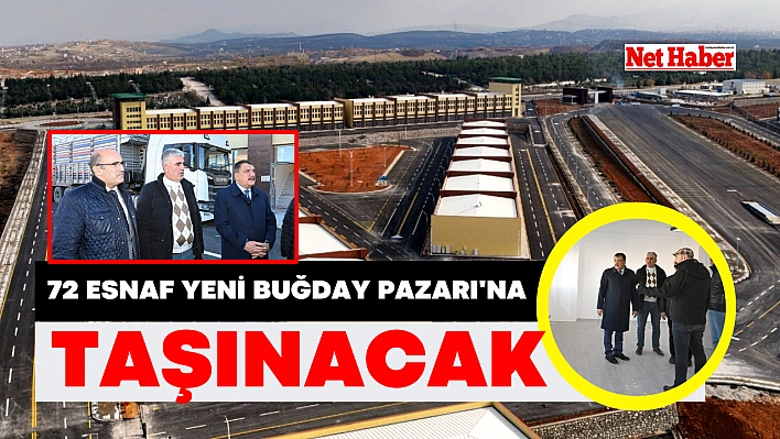 72 esnaf Yeni Buğday Pazarı'na taşınacak