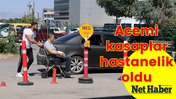 Acemi kasaplar hastanelik oldu