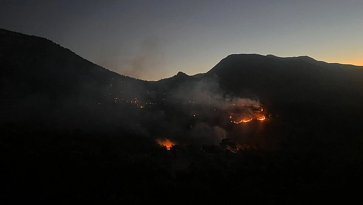 Adıyaman'da korkutan yangın