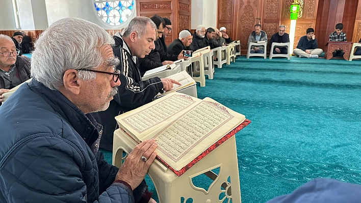 Adıyaman'da mukabele geleneği Ramazan ile başladı