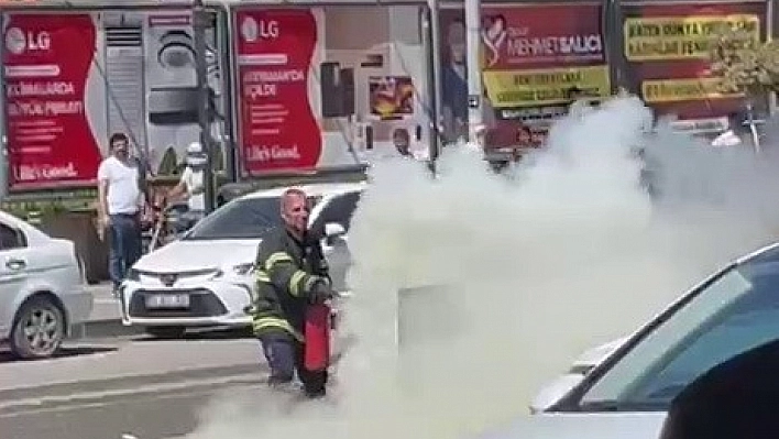 Elektrik trafosunda yangın çıktı!