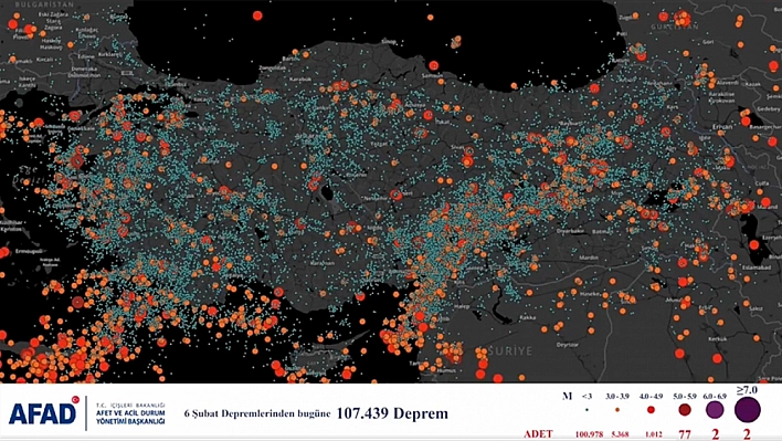 AFAD'dan Korkutan Rakamlar! Her 3 Yılda Bir 6 Büyüklüğünde Deprem!