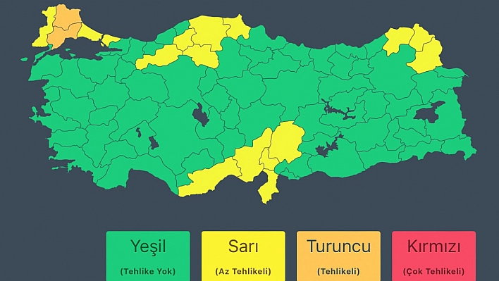 AFAD Malatya'yı Yeşil Kod'la Uyardı..!