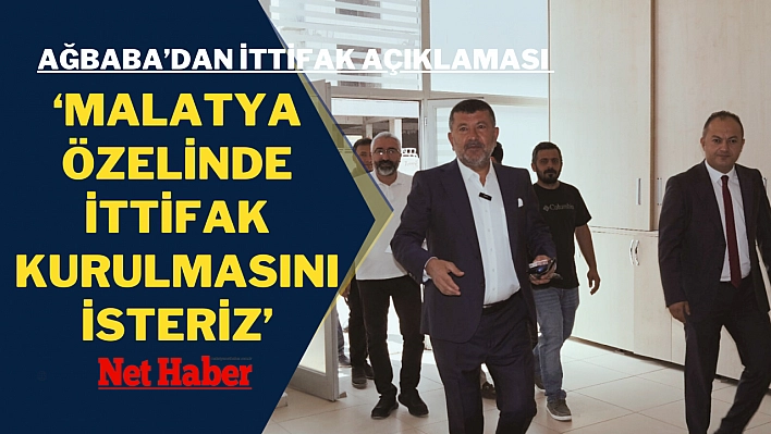 Ağbaba'dan ittifak açıklaması