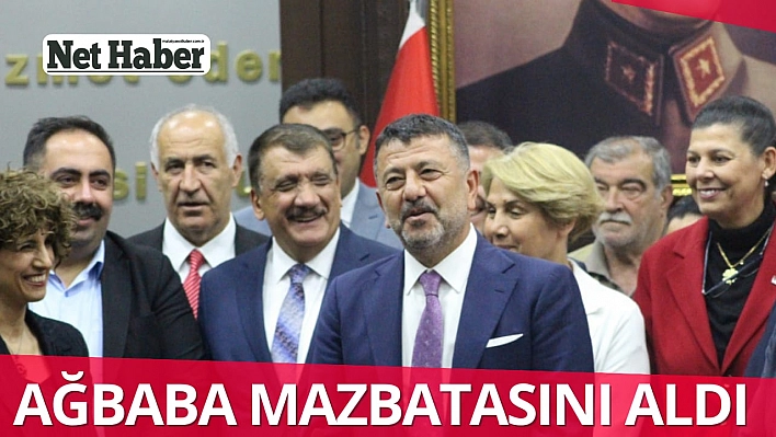 Ağbaba mazbatasını aldı