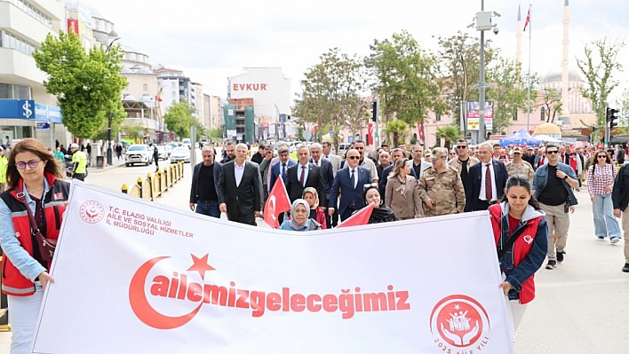 'Aile Yılı' yürüyüşü yapıldı