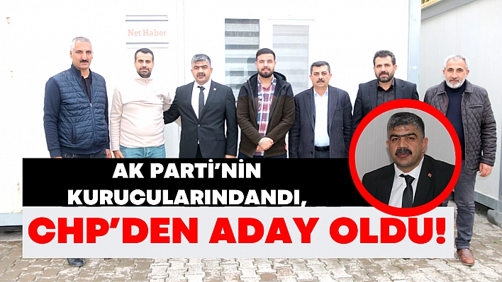 AK Parti'nin kurucularındandı, CHP'den aday oldu!