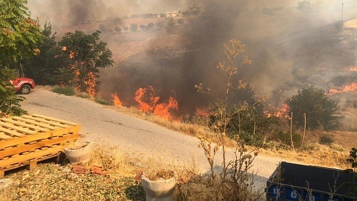 Sigara izmariti yangın çıkardı