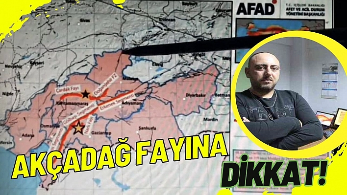 Akçadağ fayına dikkat!