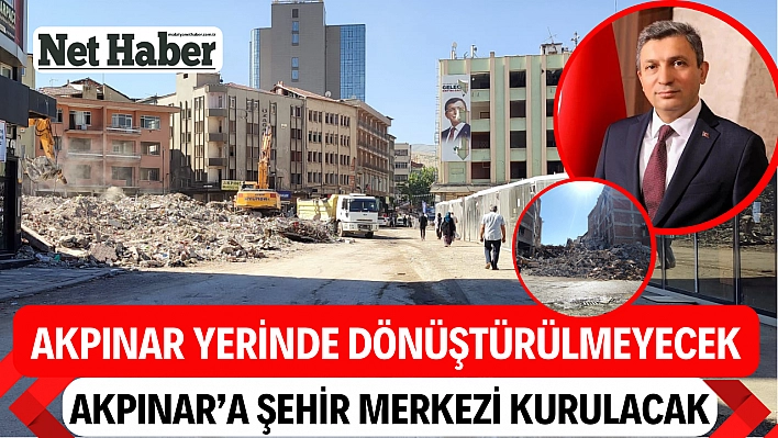 Akpınar'a şehir merkezi kurulacak