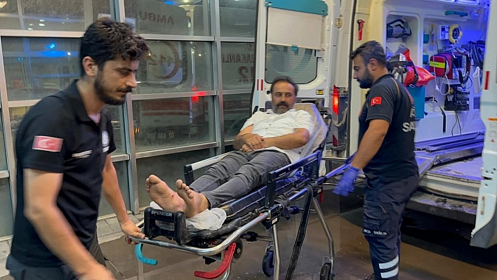Akrebin soktuğu kişi hastaneye kaldırıldı
