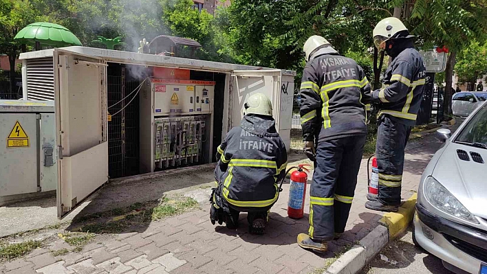 Aksaray'da yangın paniği