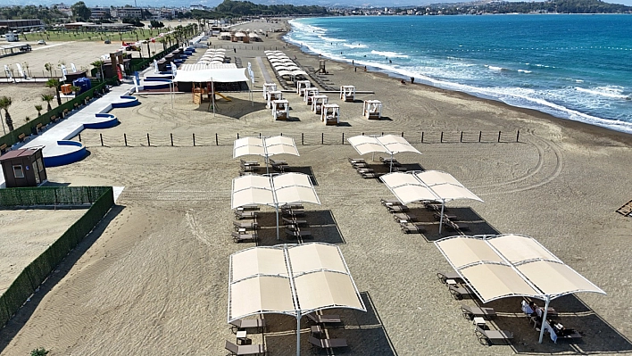 Alakop Plajı hizmete açıldı