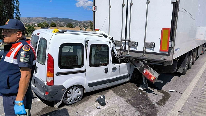 Amasya'da Trafik Kazası: 1 ölü