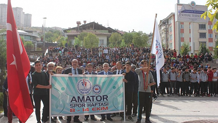 Amatör spor haftası kutlandı