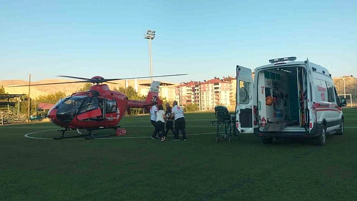 Malatya'da Helikopterle Hayat Kurtarma Operasyonu