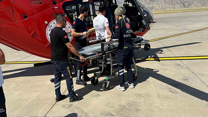 Uyandırılamayınca Şırnak'tan Elazığ'a sevk edildi.