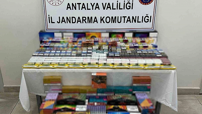 Antalya'da kaçakçılık operasyonu