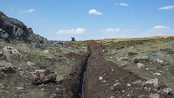 Arapgir'e yeni içme suyu hattı