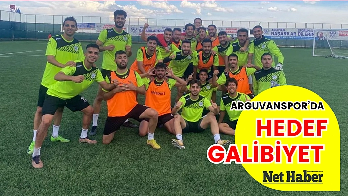 Arguvanspor'da hedef galibiyet