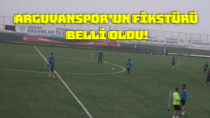 Arguvanspor'un fikstürü belli oldu!