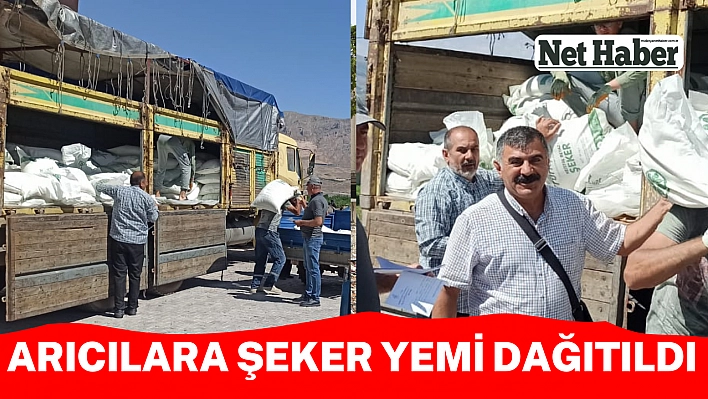 Arıcılara şeker desteği