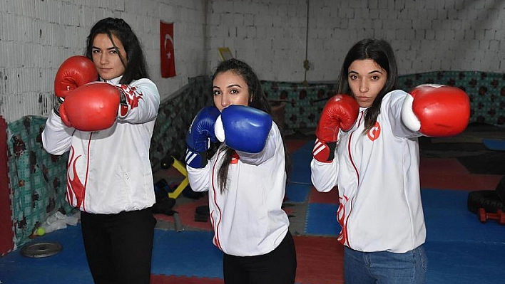 Arkadaşlarına özenip milli sporcu oldular