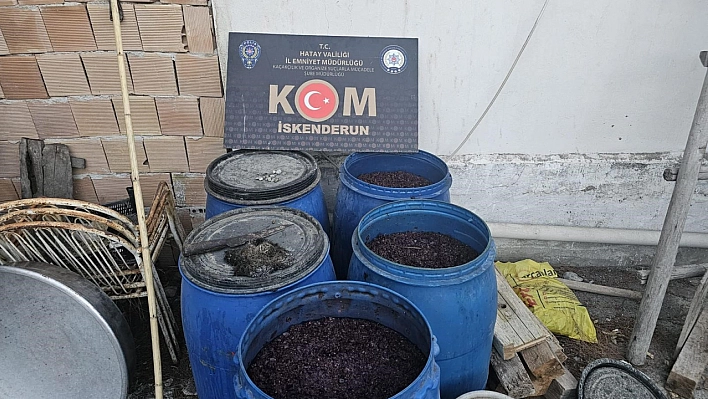 Arsuz'da sahte içki operasyonu