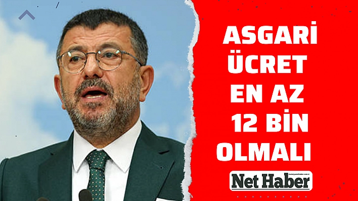 Asgari ücret en az 12 bin olmalı 