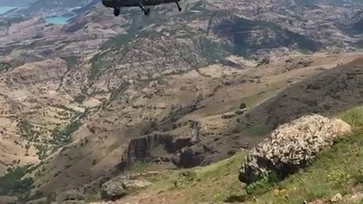 Askeri helikopterle hastaneye kaldırıldı