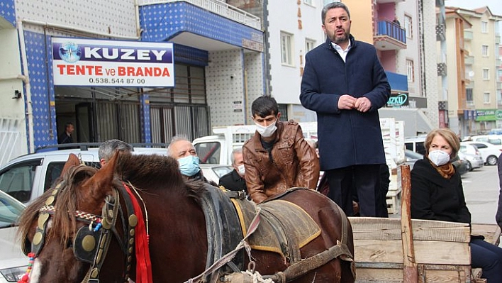 At arabalı protesto