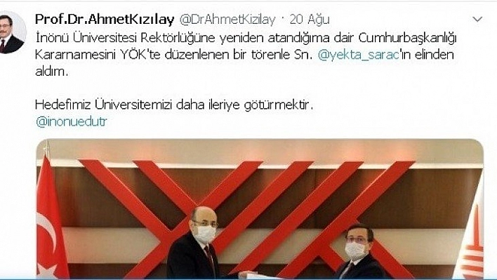 Atama yazısını aldı