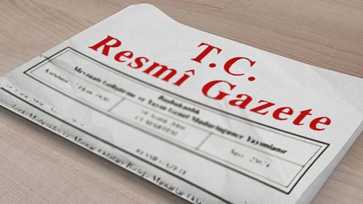 Atamalar Resmi Gazete'de