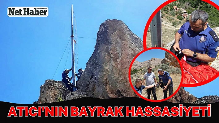 Atıcı'nın bayrak hassasiyeti