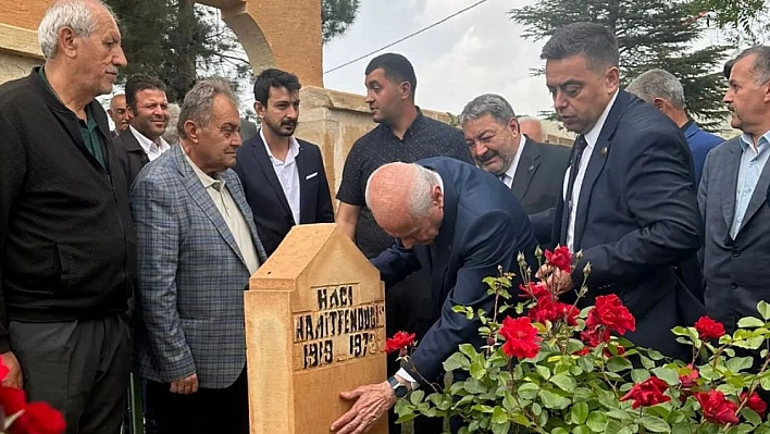 Bahçeli'den Şehit Hamido'nun mezarına ziyaret