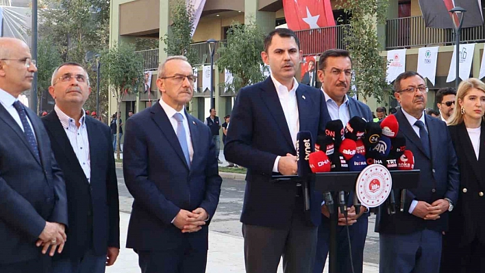 Bakan Kurum: 'Şehirlerimiz her alanda ayağa kalkıyor'