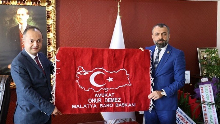 Başkan Akın'dan baroya ziyaret