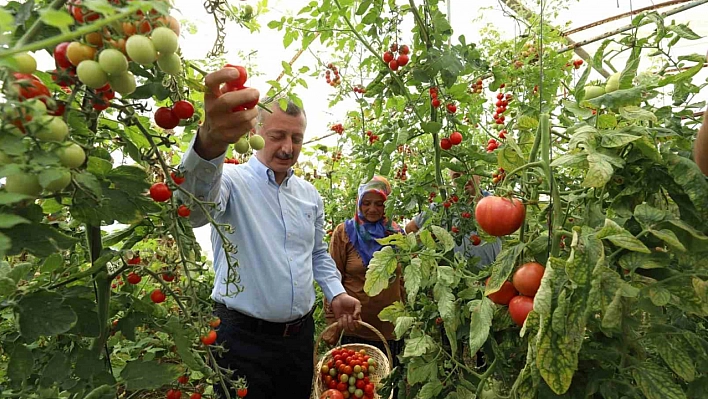 Başkan Büyükakın'dan kadın üreticiye sözü!