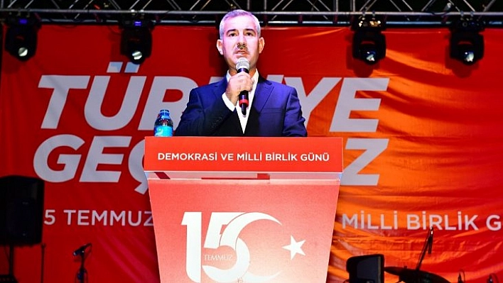 Çınar'dan 15 Temmuz mesajı