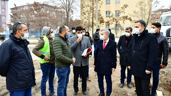 Çınar, proje alanını inceledi