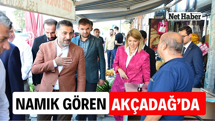 Başkan Gören Akçadağ'da