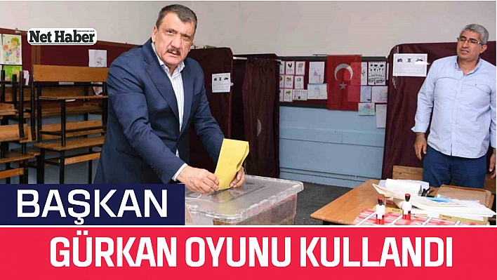 Başkan Gürkan oyunu kullandı