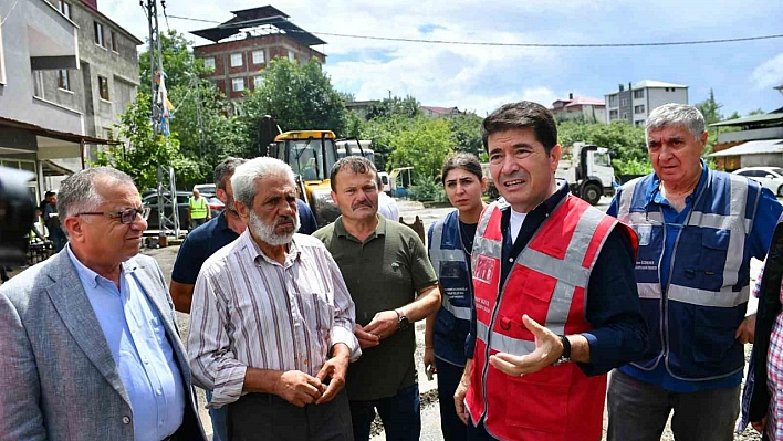 Başkan Kaya, mahallelerde incelemede bulundu