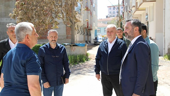 Başkan Şerifoğulları, altyapı çalışmalarını inceledi